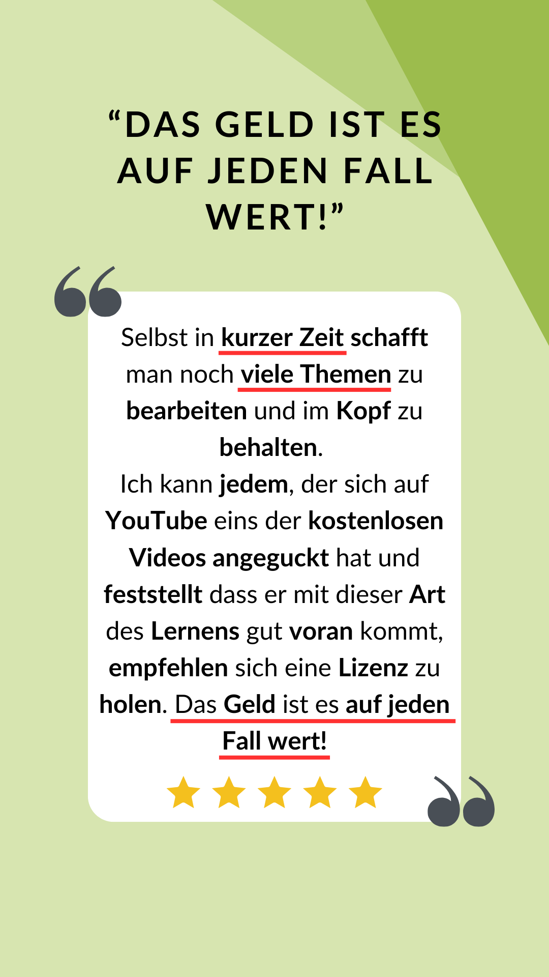 4 sehr gut kurze zeit viele themen yt lizenz holfen geld ist es auf jedenfall wert