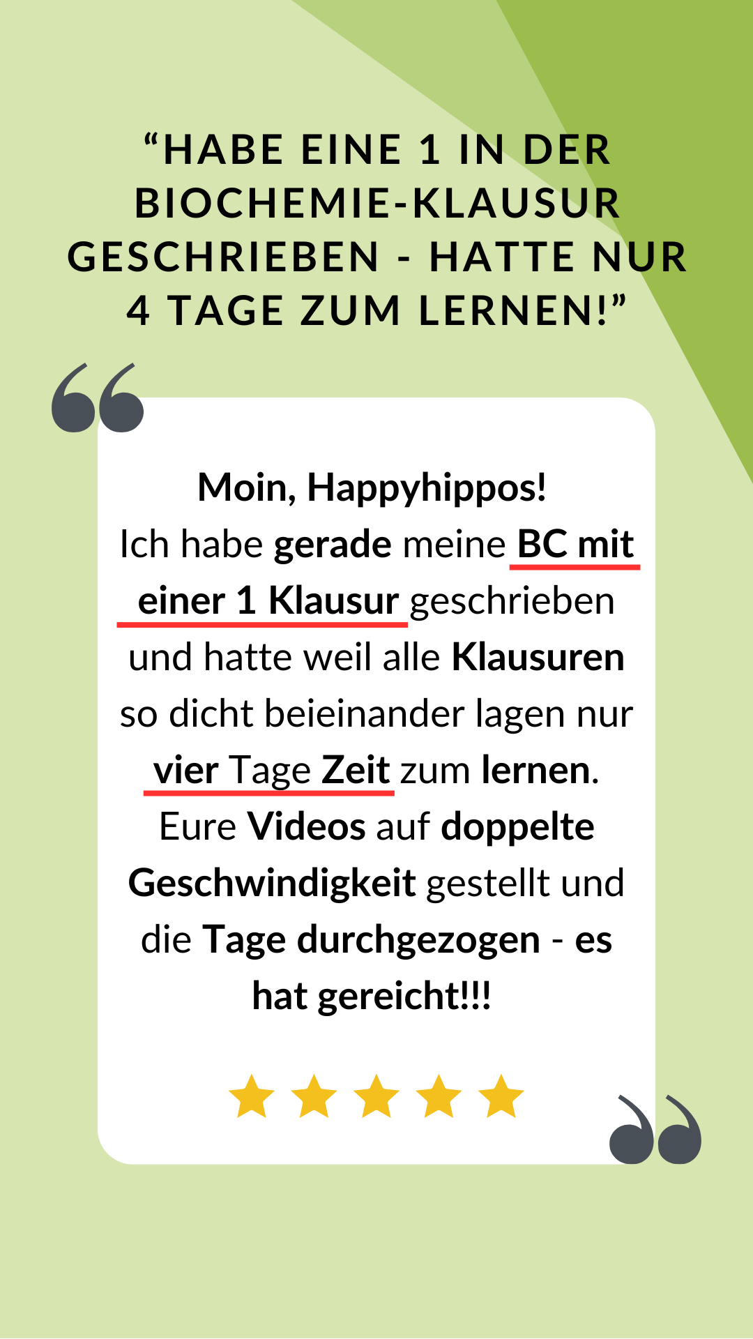 sehr gut_4 Tage lernen 1 in Biochemie