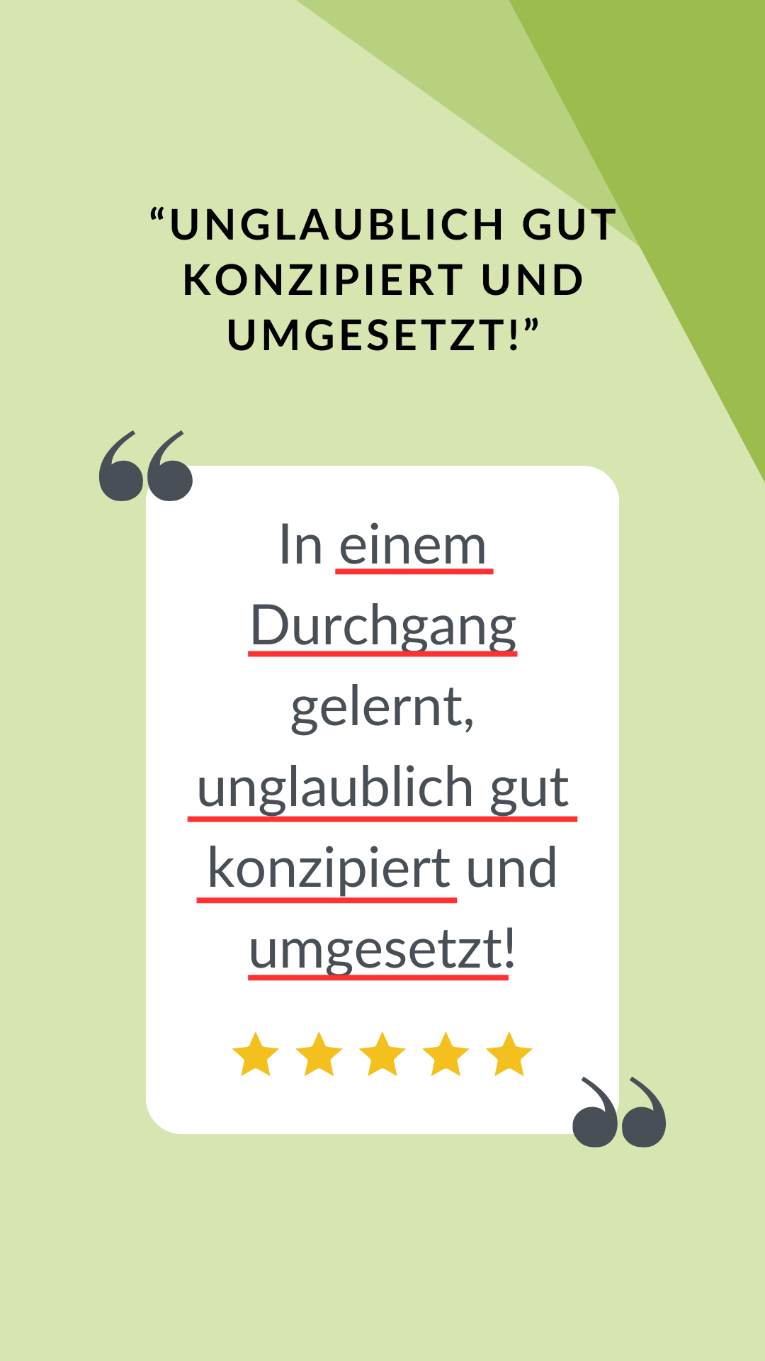xxsehr gut_unglaublich gut konzipiert und umgesetzt 1x durchgang dann gelernt